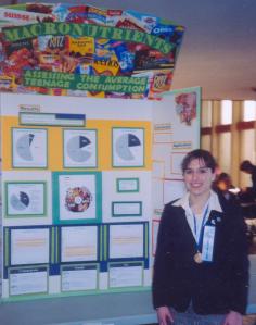 Mary at the Science Fair - 2006