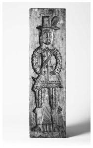 A Gingerbread mold of Willem III of the Netherlands
